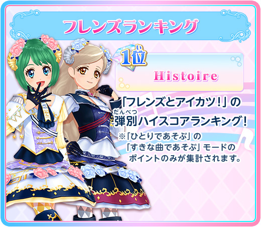 ランキング一覧 ランキング データカードダス アイカツフレンズ ランキング一覧 ランキング データカードダス アイカツフレンズ
