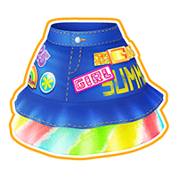 ラメベルトフェスフリルスカート