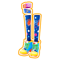 ラメベルトホエールスニーカー