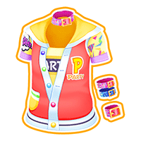 ラメベルトパーティーセーラートップス