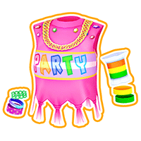 ラテンパーティーフリンジトップス