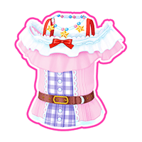 スターフィッシュチェックオフショルダー