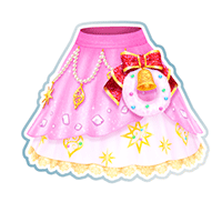 ピンクドリーミークリスマススカート