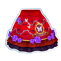 4194♢パープルバタフライテールコーデ リリィ CP アイカツ スターズ